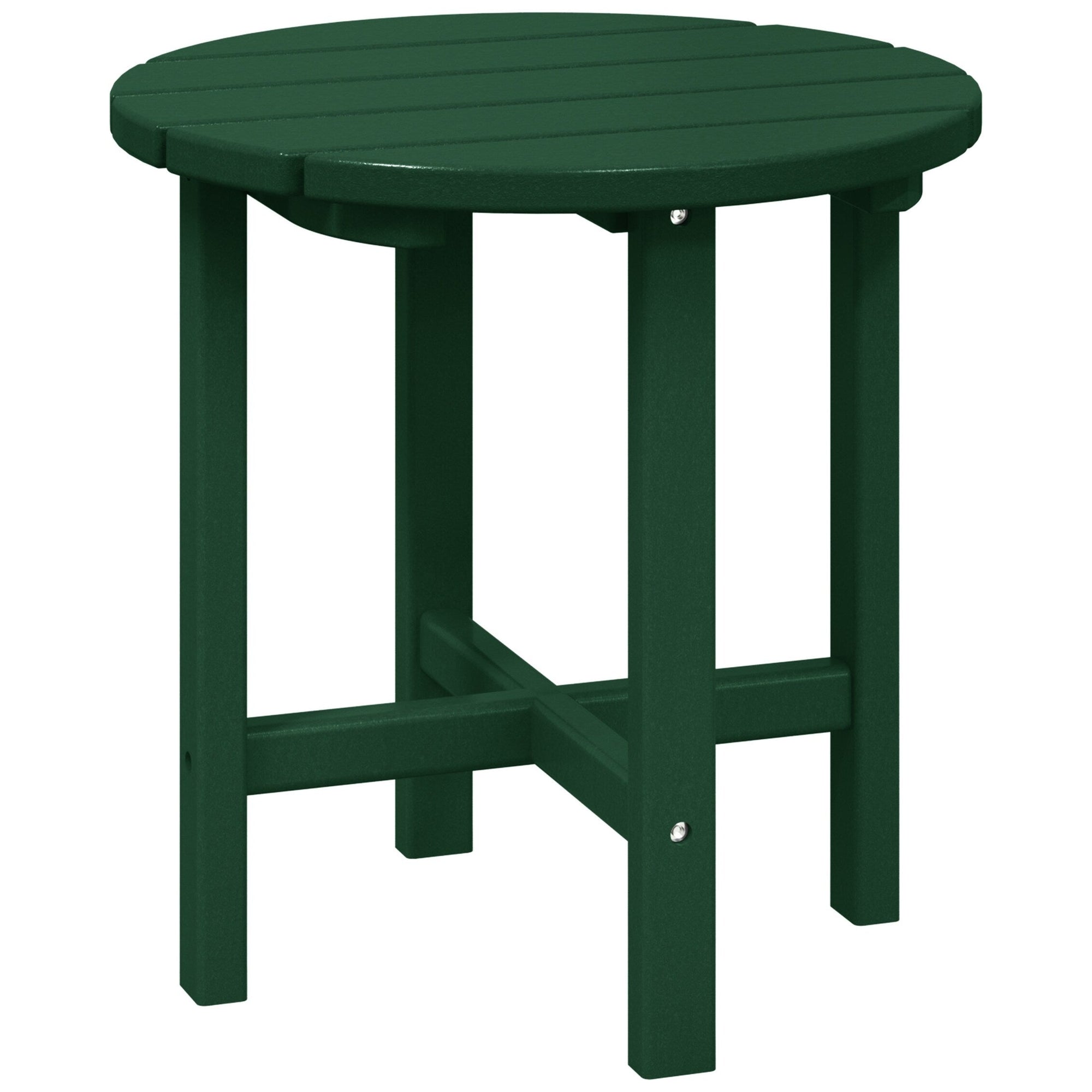 Polytrends Altura Eco-friendly All Weather Round 18 Side Table