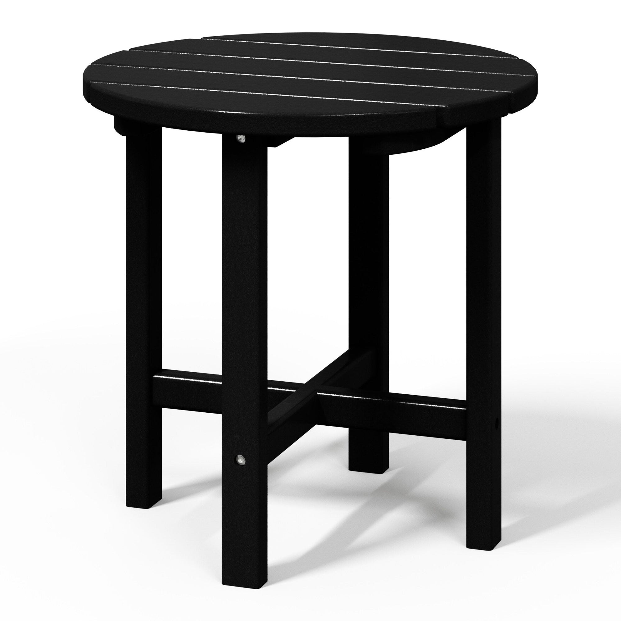 Polytrends Altura Eco-friendly All Weather Round 18 Side Table