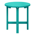Polytrends Altura Eco-friendly All Weather Round 18 Side Table