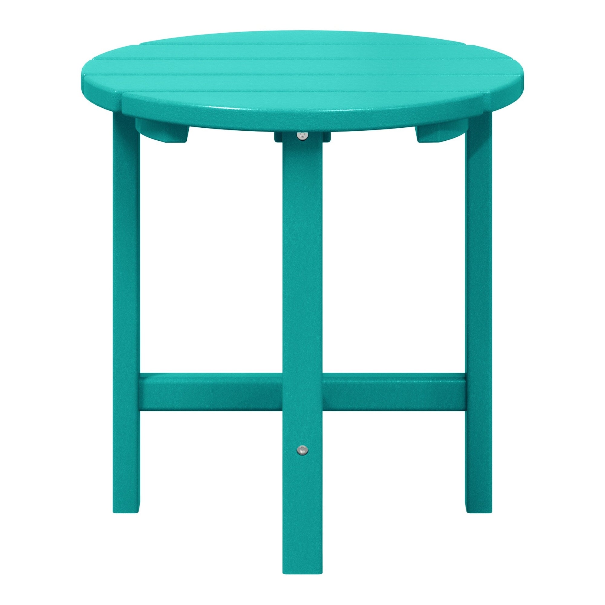 Polytrends Altura Eco-friendly All Weather Round 18 Side Table