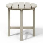 Polytrends Altura Eco-friendly All Weather Round 18 Side Table