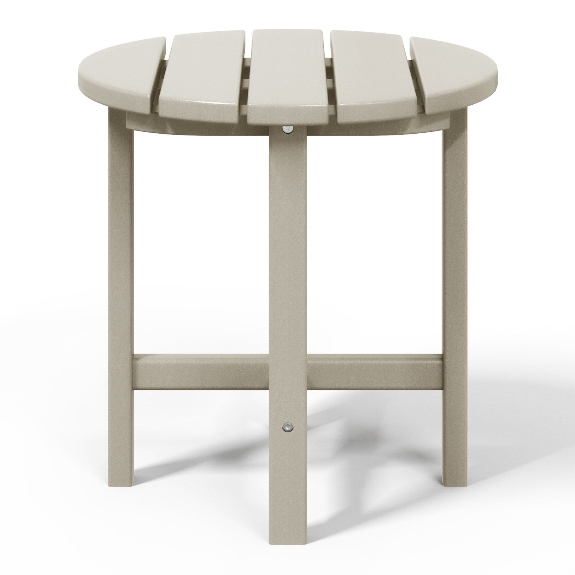 Polytrends Altura Eco-friendly All Weather Round 18 Side Table