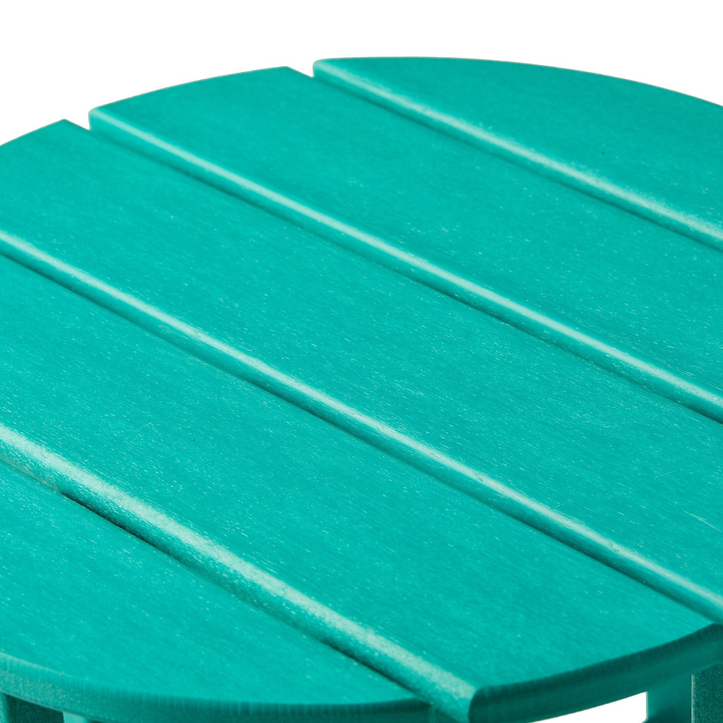 Polytrends Altura Eco-friendly All Weather Round 18 Side Table