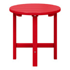 Polytrends Altura Eco-friendly All Weather Round 18 Side Table