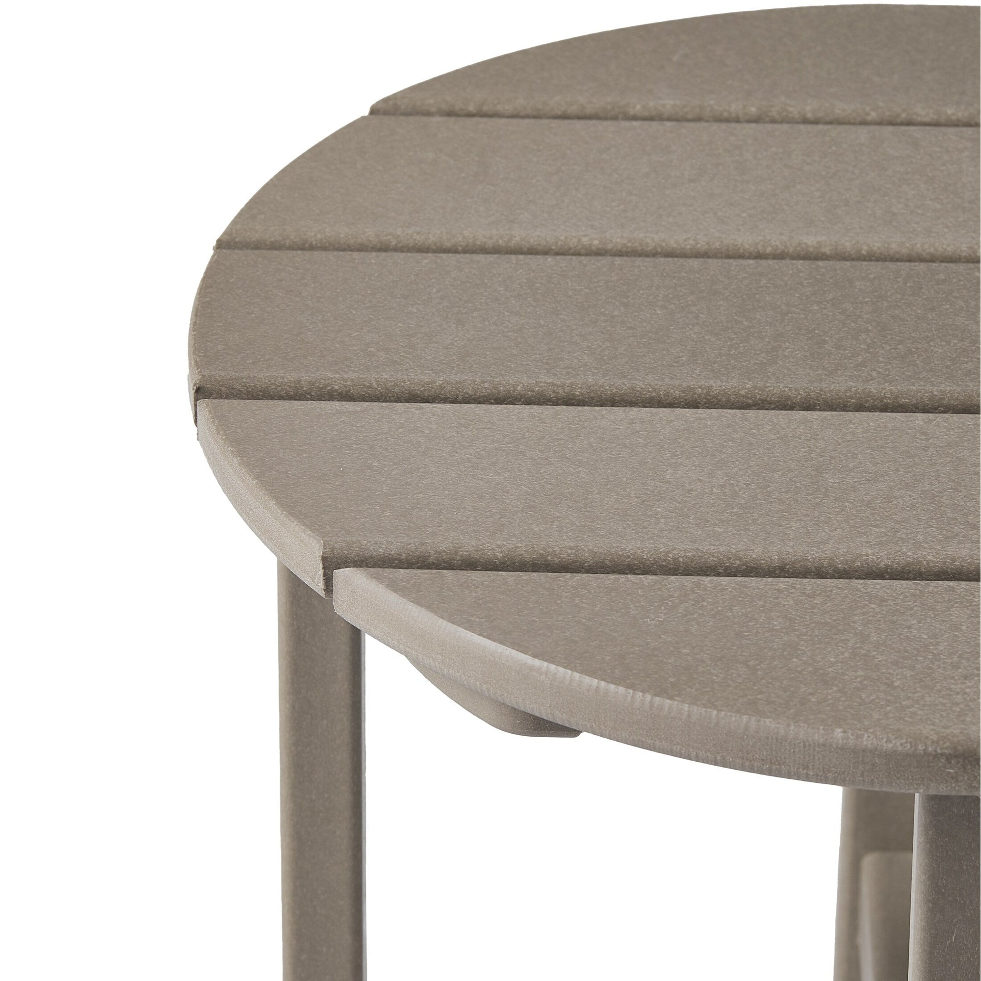 Polytrends Altura Eco-friendly All Weather Round 18 Side Table