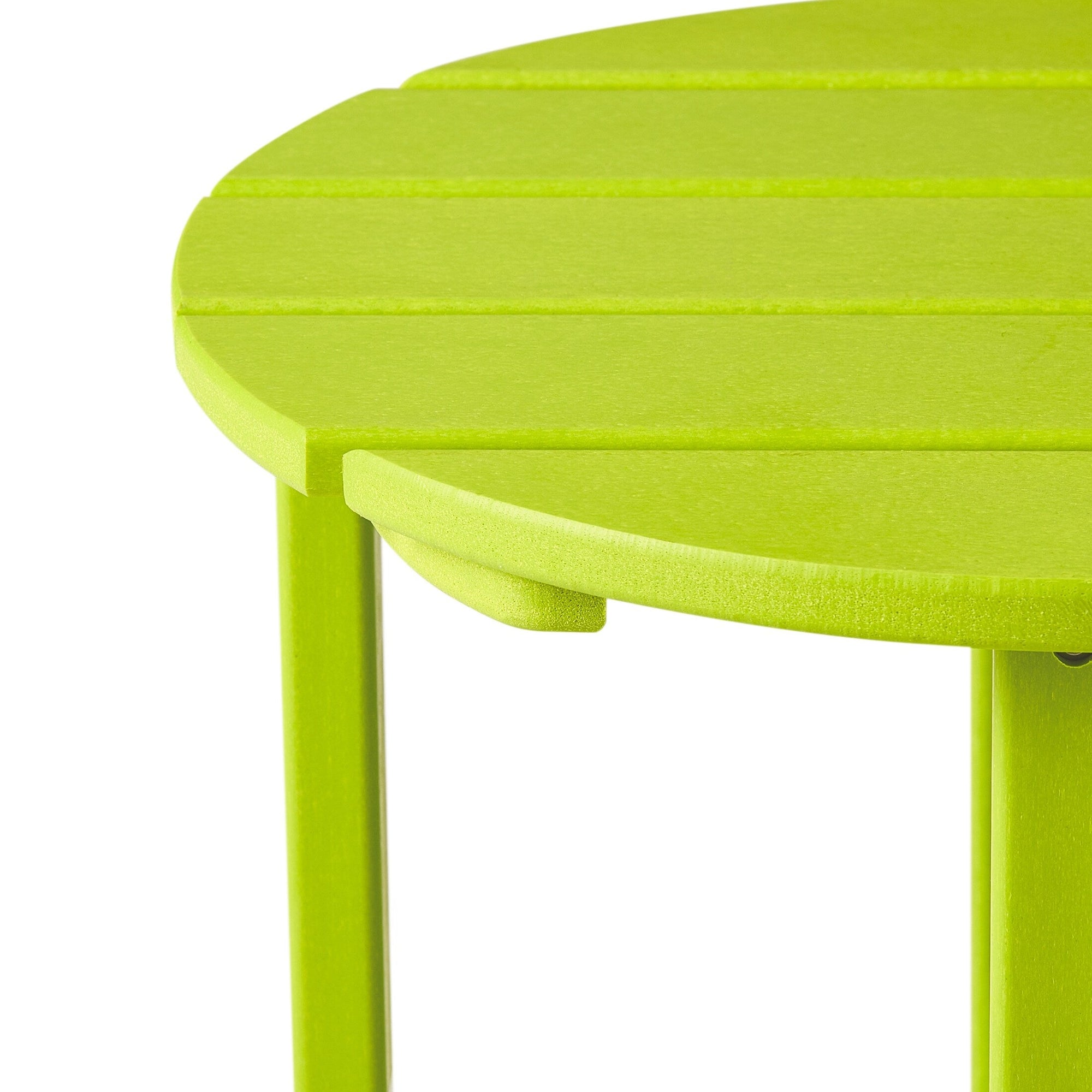 Polytrends Altura Eco-friendly All Weather Round 18 Side Table