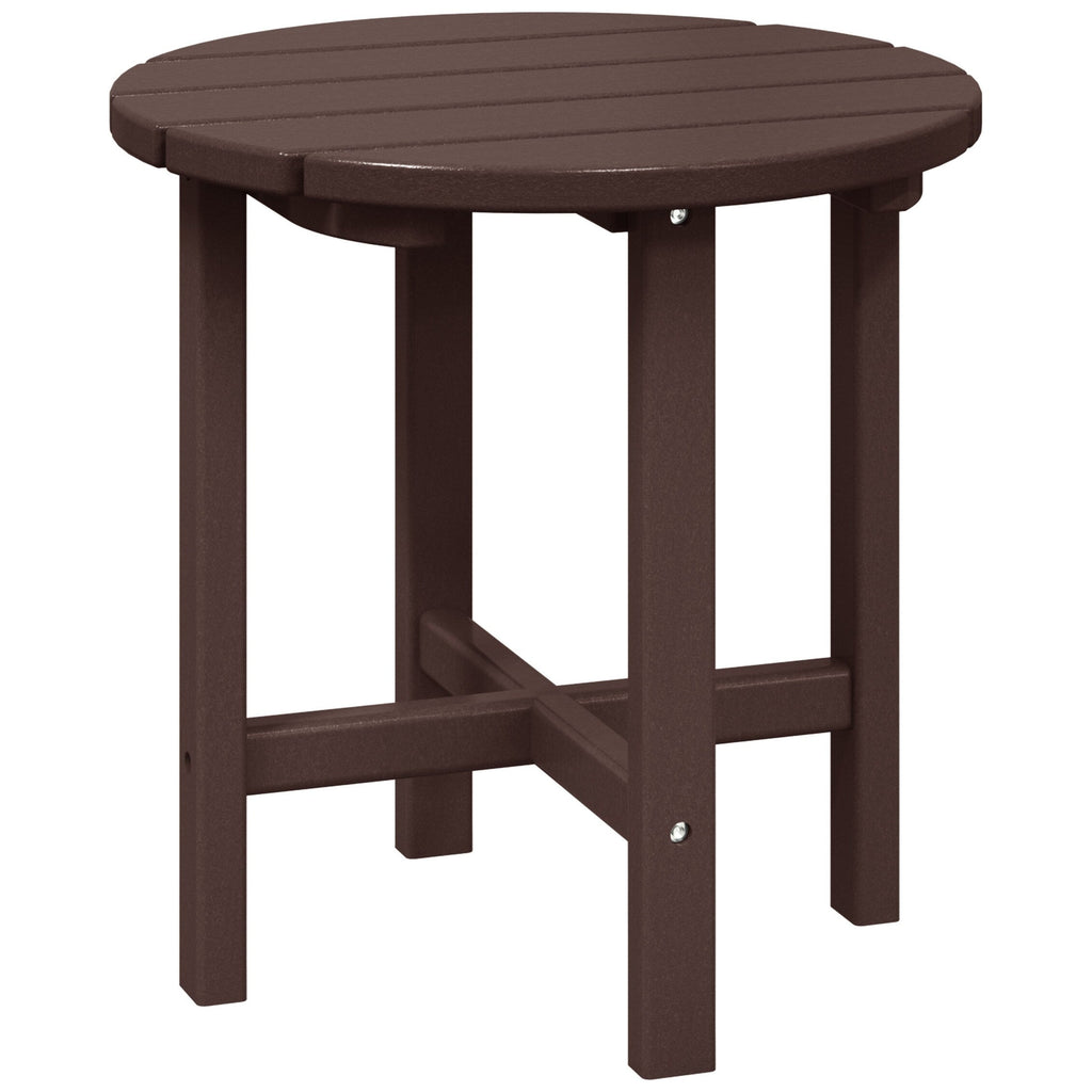 Polytrends Altura Eco-friendly All Weather Round 18 Side Table