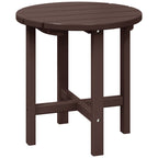 Polytrends Altura Eco-friendly All Weather Round 18 Side Table