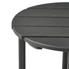Polytrends Altura Eco-friendly All Weather Round 18 Side Table