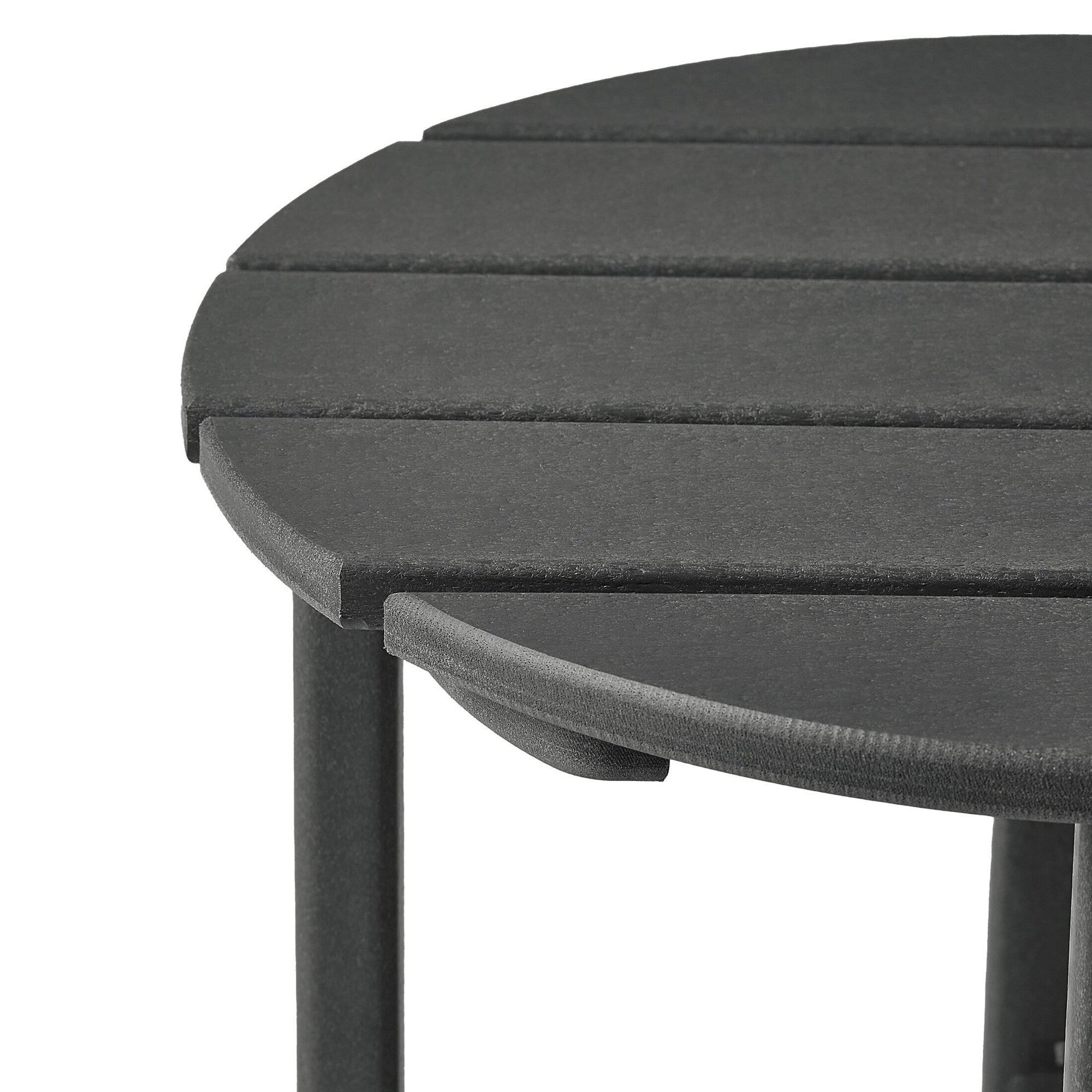 Polytrends Altura Eco-friendly All Weather Round 18 Side Table