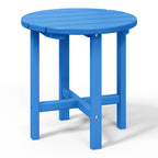 Polytrends Altura Eco-friendly All Weather Round 18 Side Table