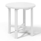 Polytrends Altura Eco-friendly All Weather Round 18 Side Table