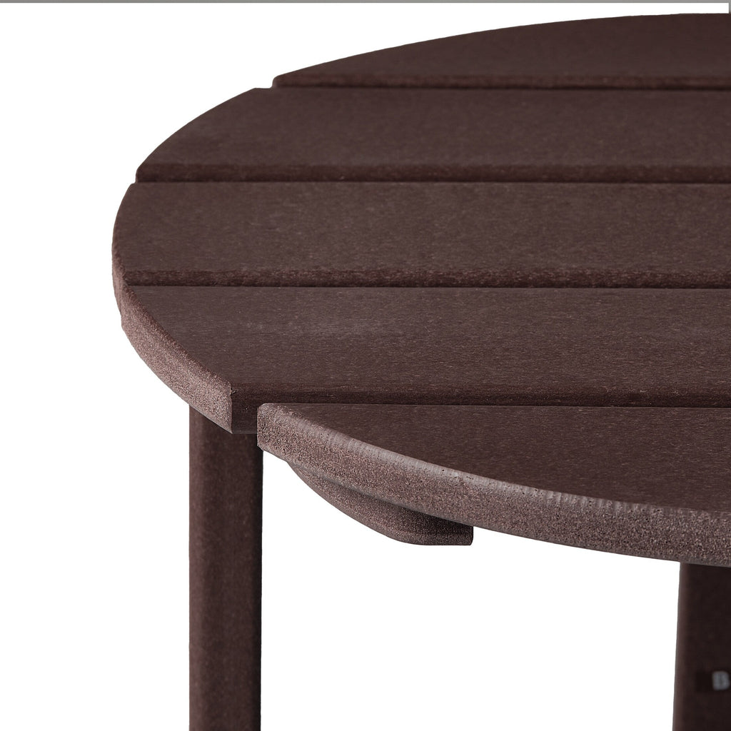 Polytrends Altura Eco-friendly All Weather Round 18 Side Table