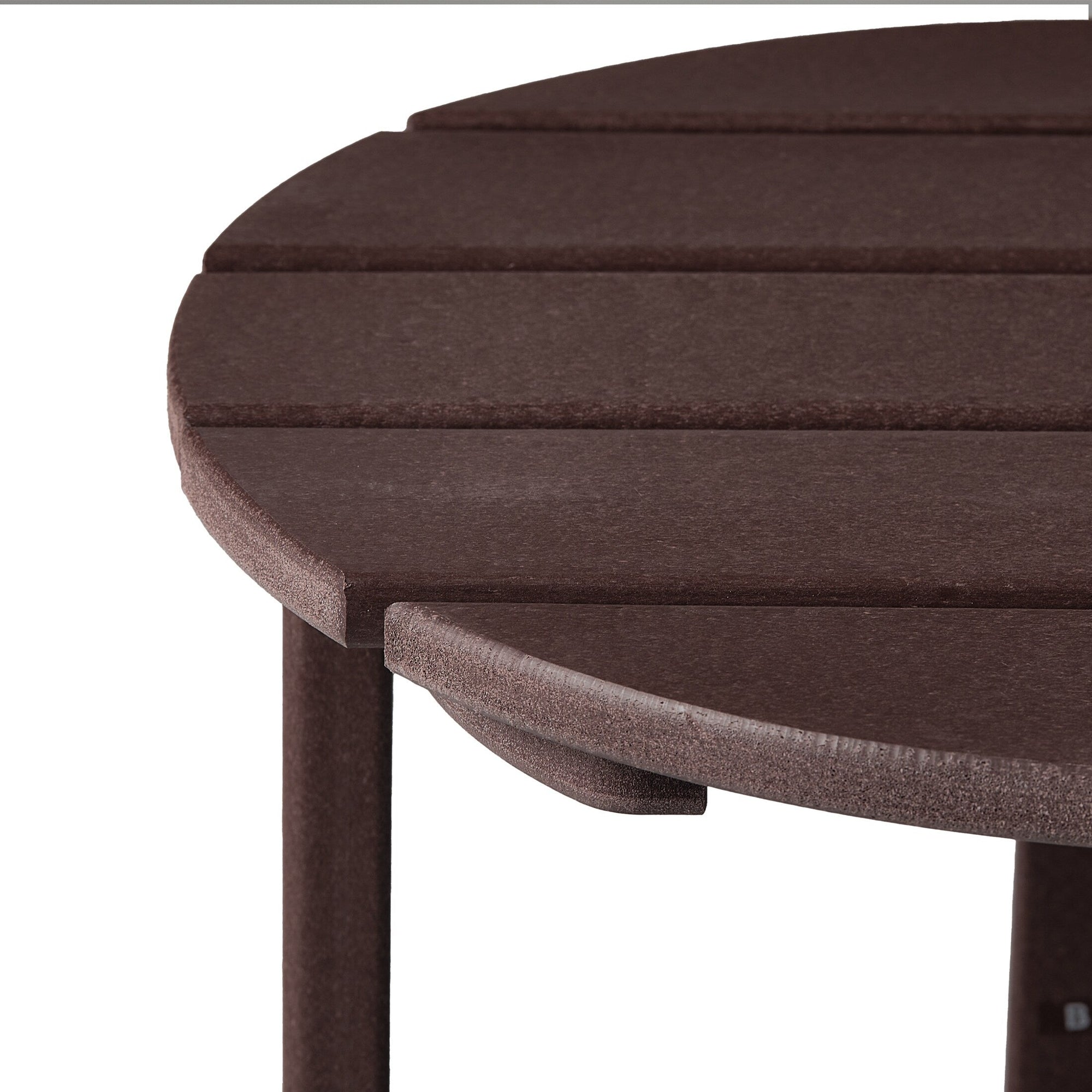 Polytrends Altura Eco-friendly All Weather Round 18 Side Table