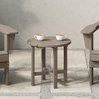 Polytrends Altura Eco-friendly All Weather Round 18 Side Table