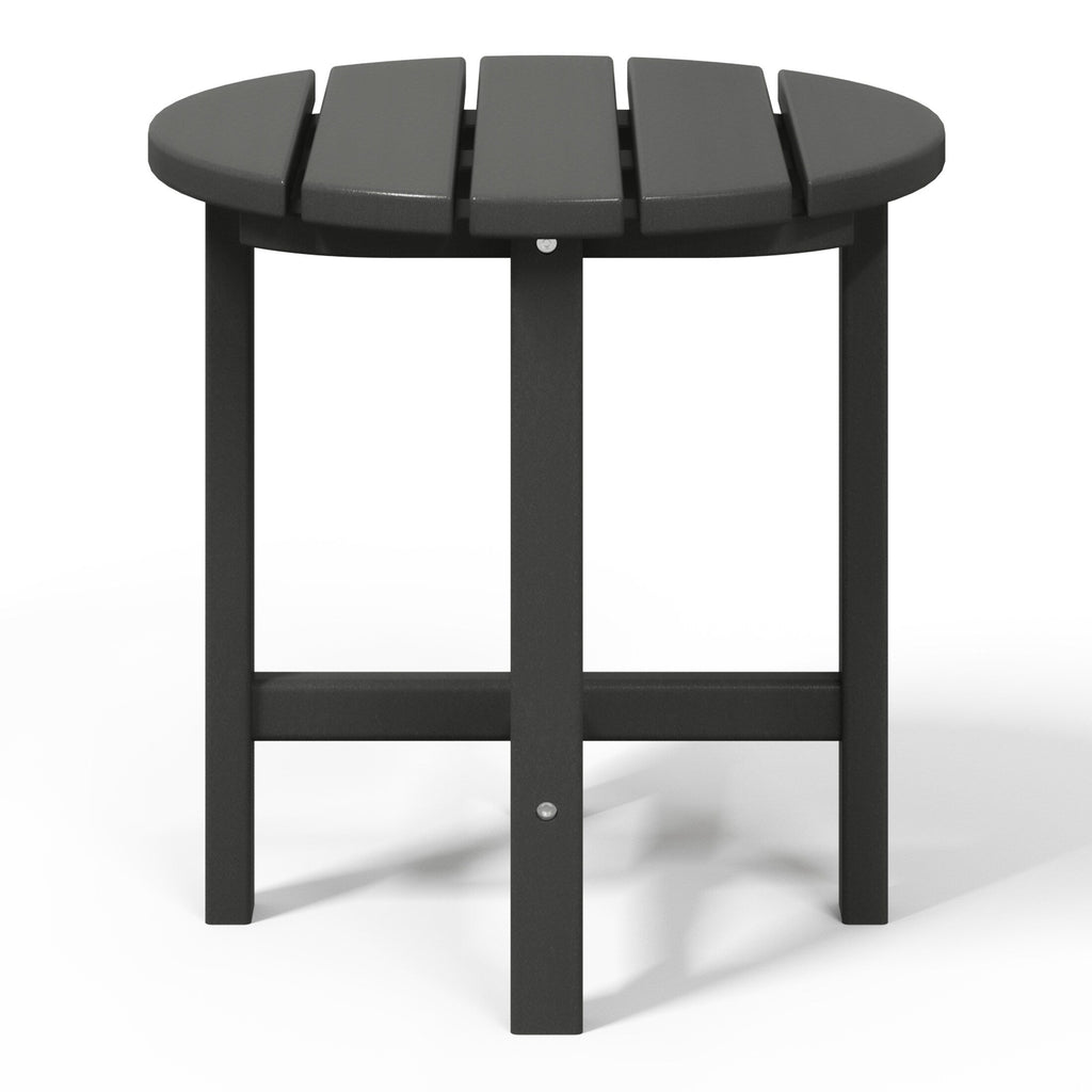 Polytrends Altura Eco-friendly All Weather Round 18 Side Table