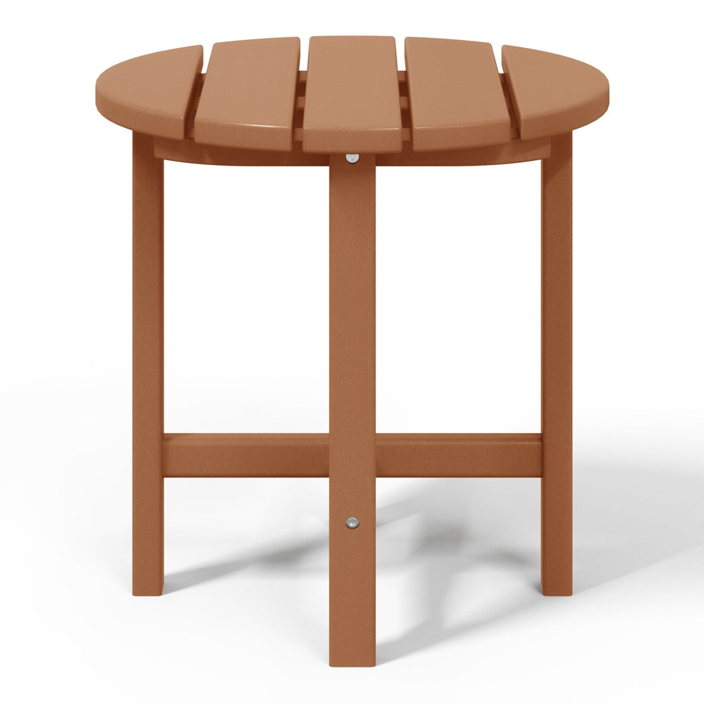 Polytrends Altura Eco-friendly All Weather Round 18 Side Table