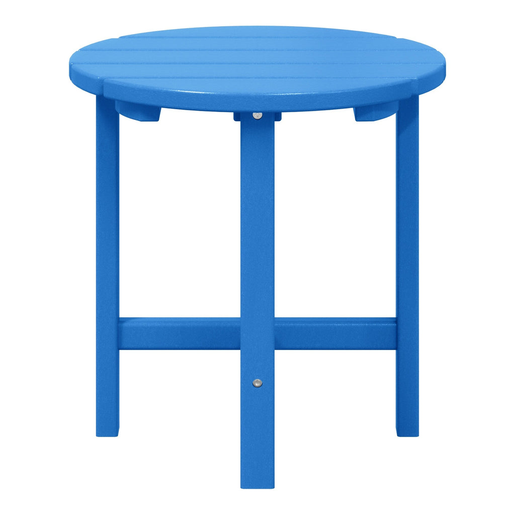 Polytrends Altura Eco-friendly All Weather Round 18 Side Table