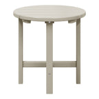 Polytrends Altura Eco-friendly All Weather Round 18 Side Table
