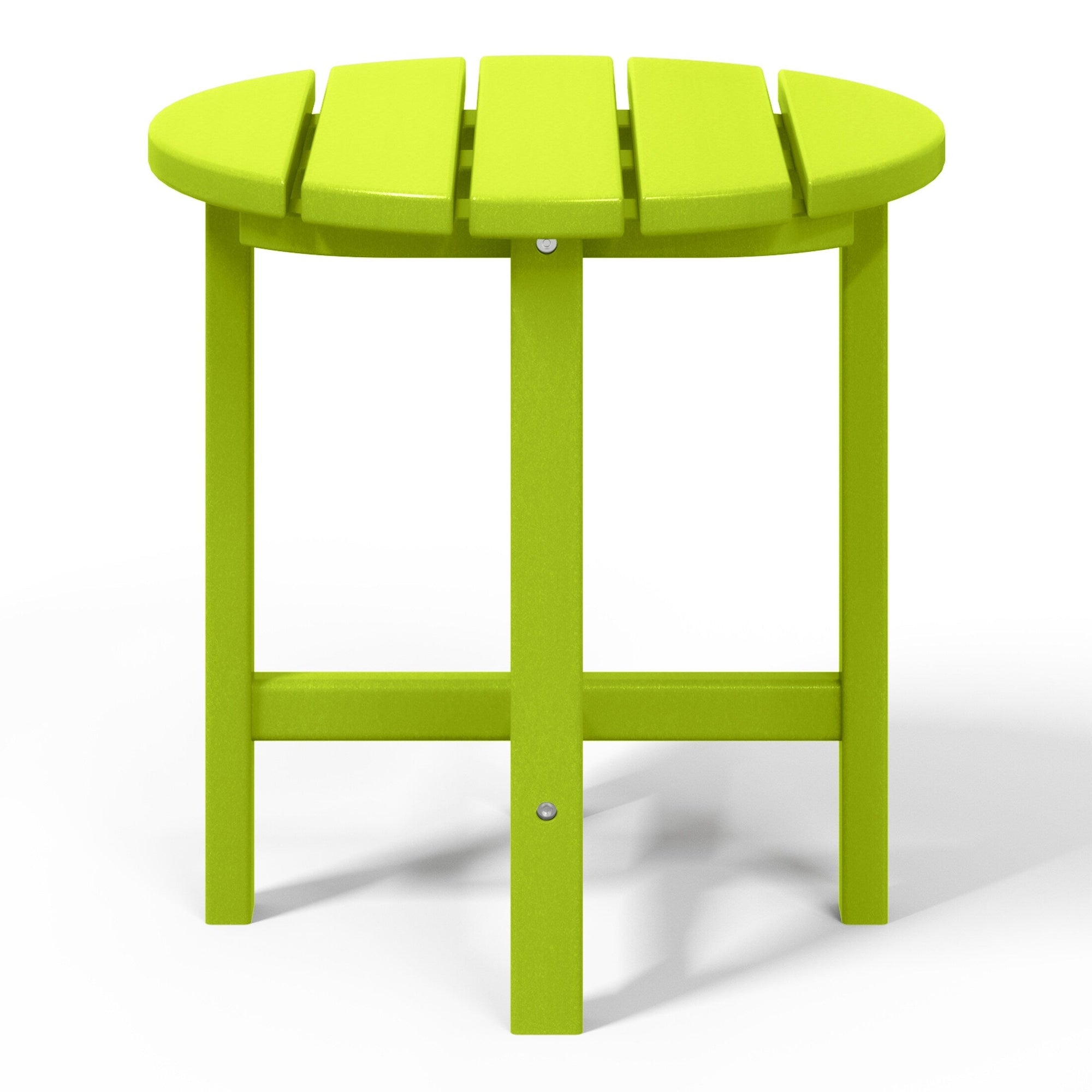 Polytrends Altura Eco-friendly All Weather Round 18 Side Table
