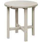 Polytrends Altura Eco-friendly All Weather Round 18 Side Table
