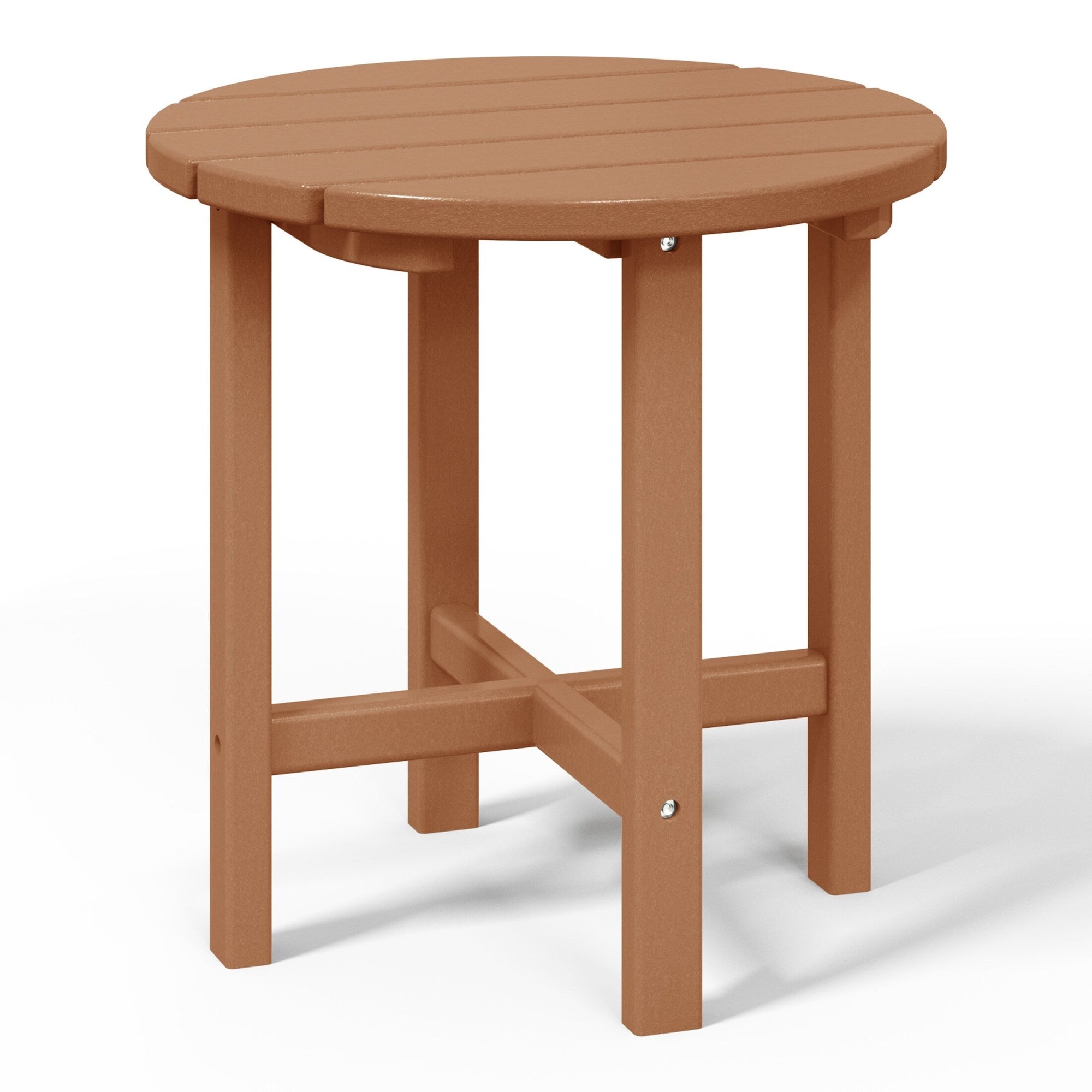 Polytrends Altura Eco-friendly All Weather Round 18 Side Table