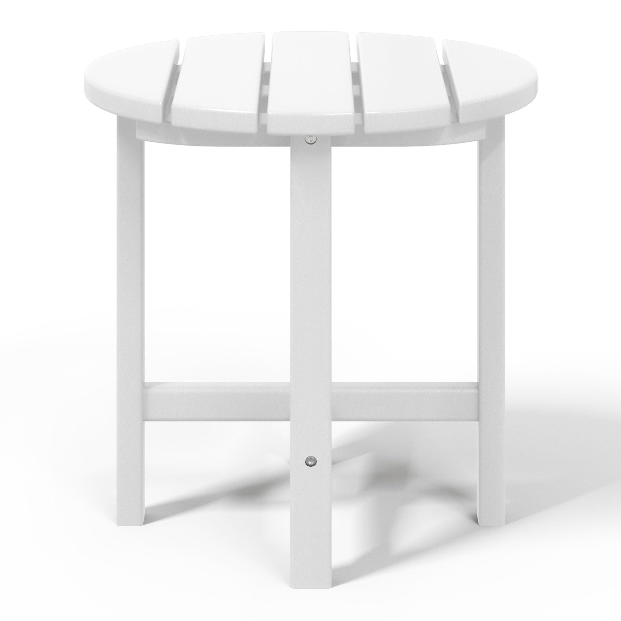 Polytrends Altura Eco-friendly All Weather Round 18 Side Table