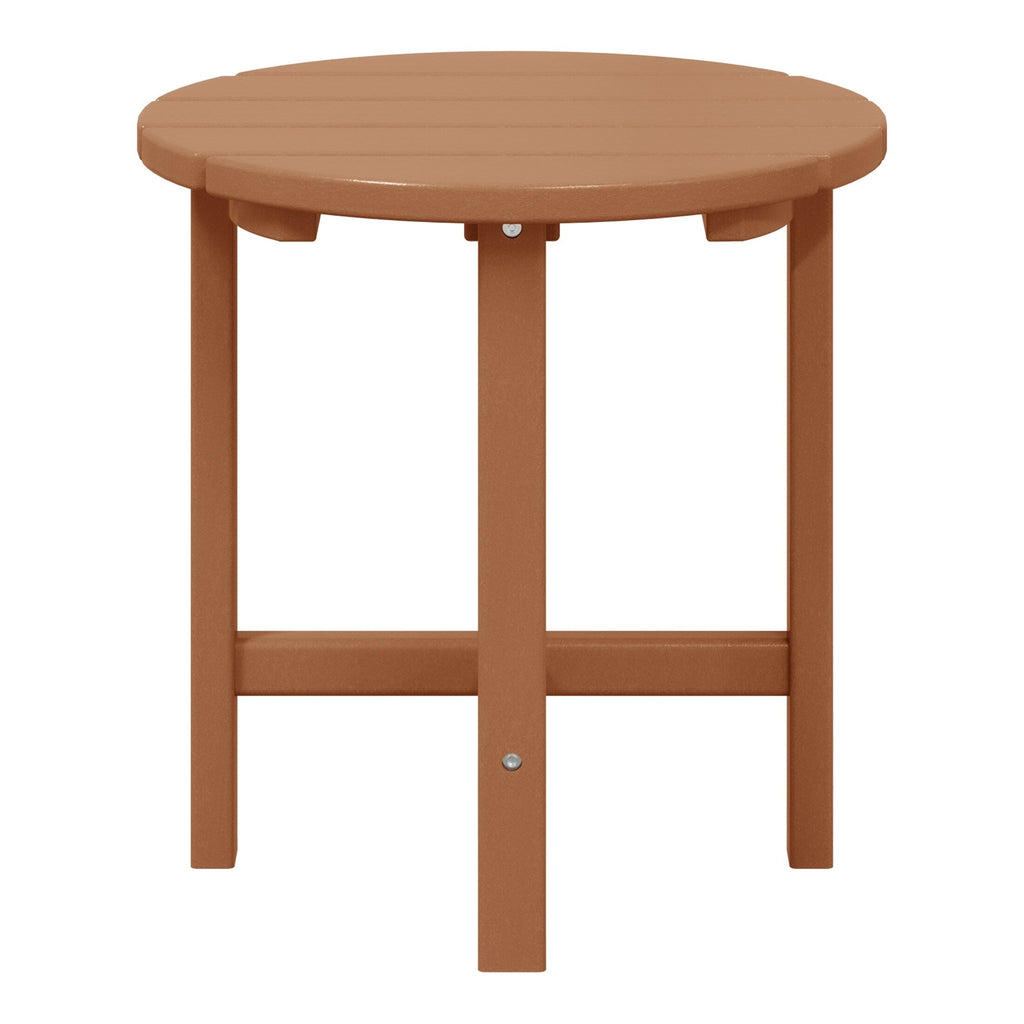 Polytrends Altura Eco-friendly All Weather Round 18 Side Table