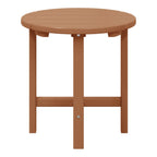 Polytrends Altura Eco-friendly All Weather Round 18 Side Table