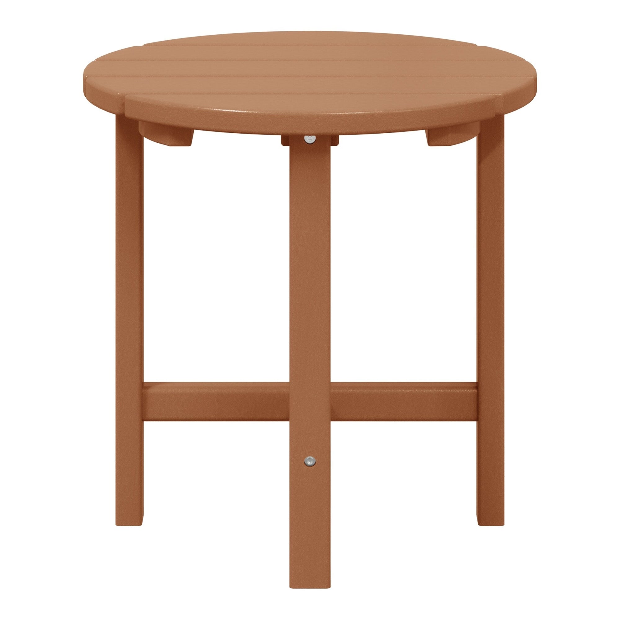 Polytrends Altura Eco-friendly All Weather Round 18 Side Table