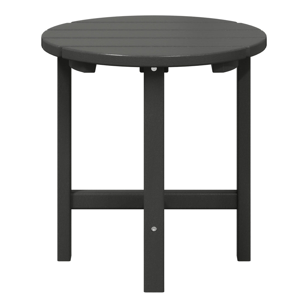 Polytrends Altura Eco-friendly All Weather Round 18 Side Table