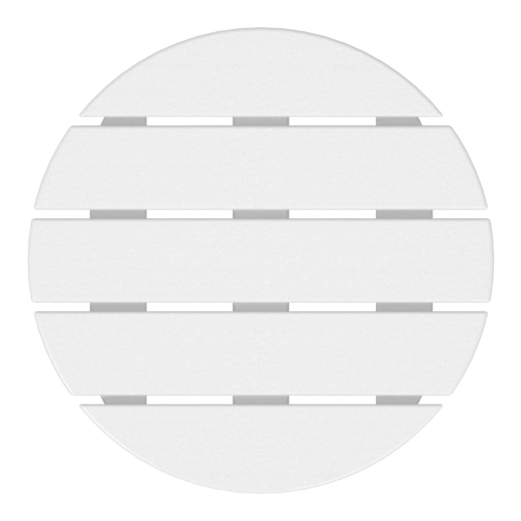 Polytrends Altura Eco-friendly All Weather Round 18 Side Table