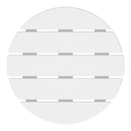Polytrends Altura Eco-friendly All Weather Round 18 Side Table