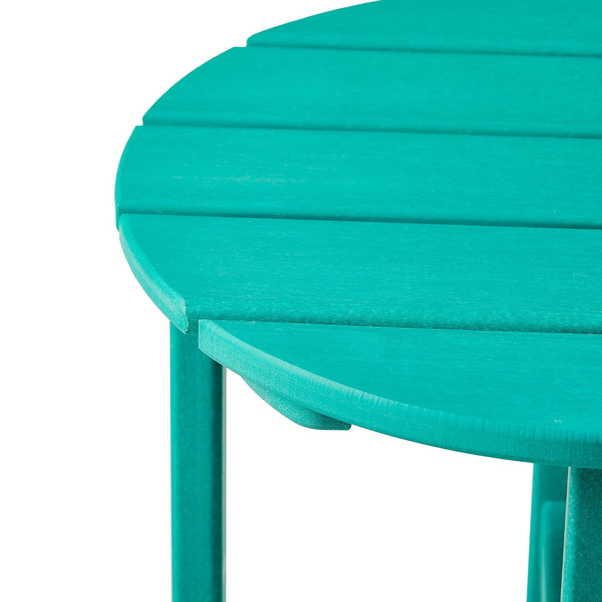 Polytrends Altura Eco-friendly All Weather Round 18 Side Table