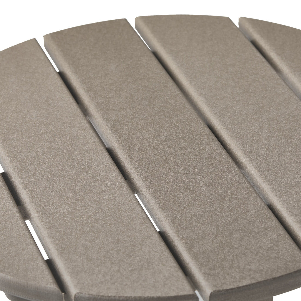 Polytrends Altura Eco-friendly All Weather Round 18 Side Table