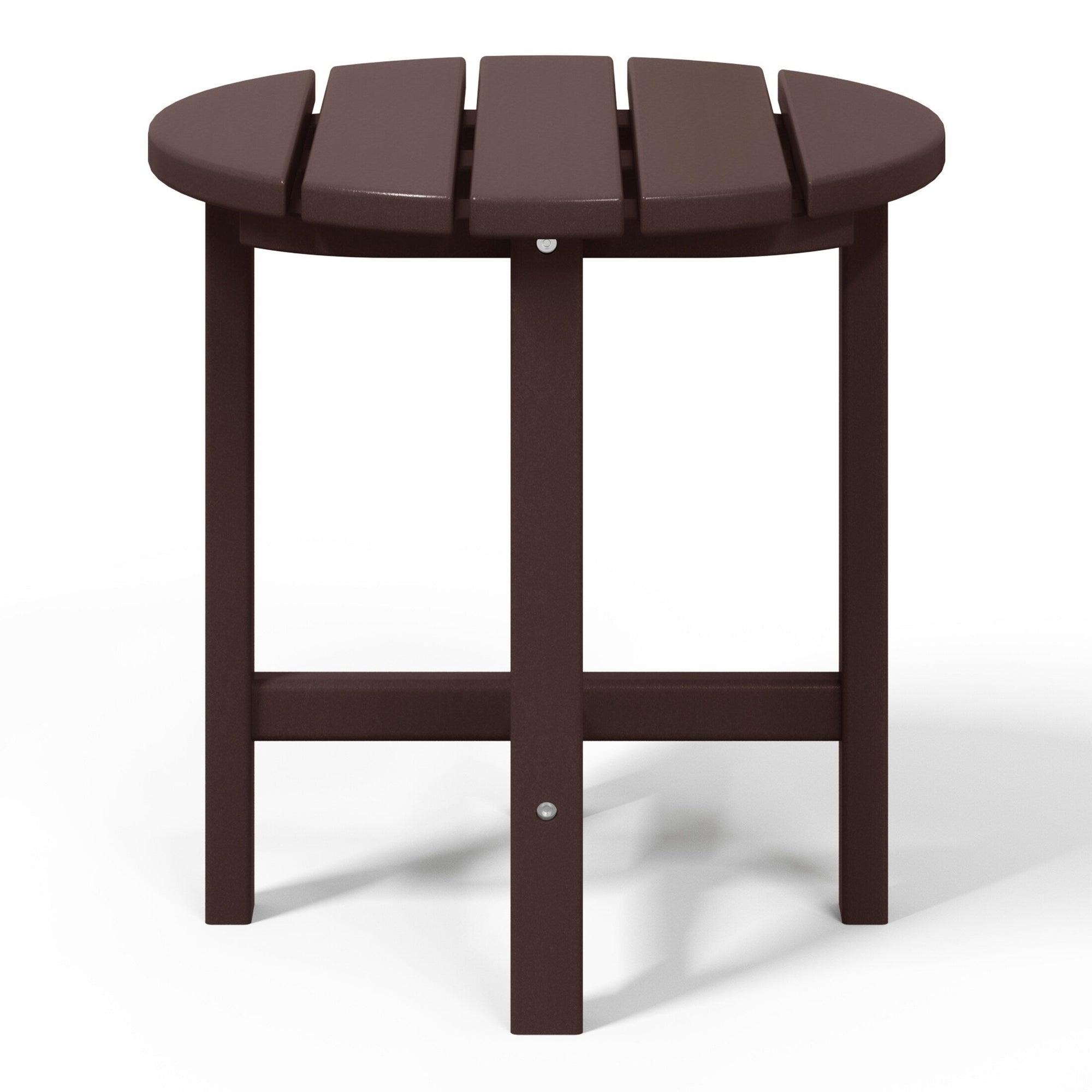 Polytrends Altura Eco-friendly All Weather Round 18 Side Table