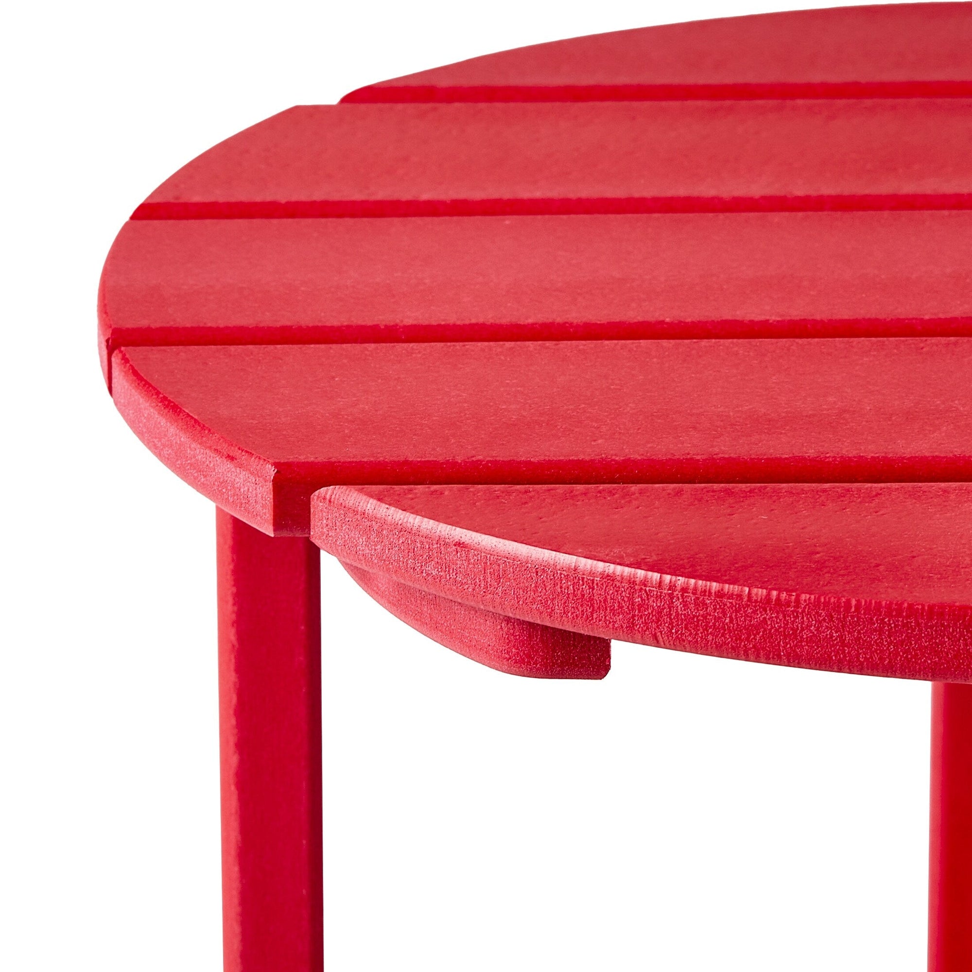 Polytrends Altura Eco-friendly All Weather Round 18 Side Table