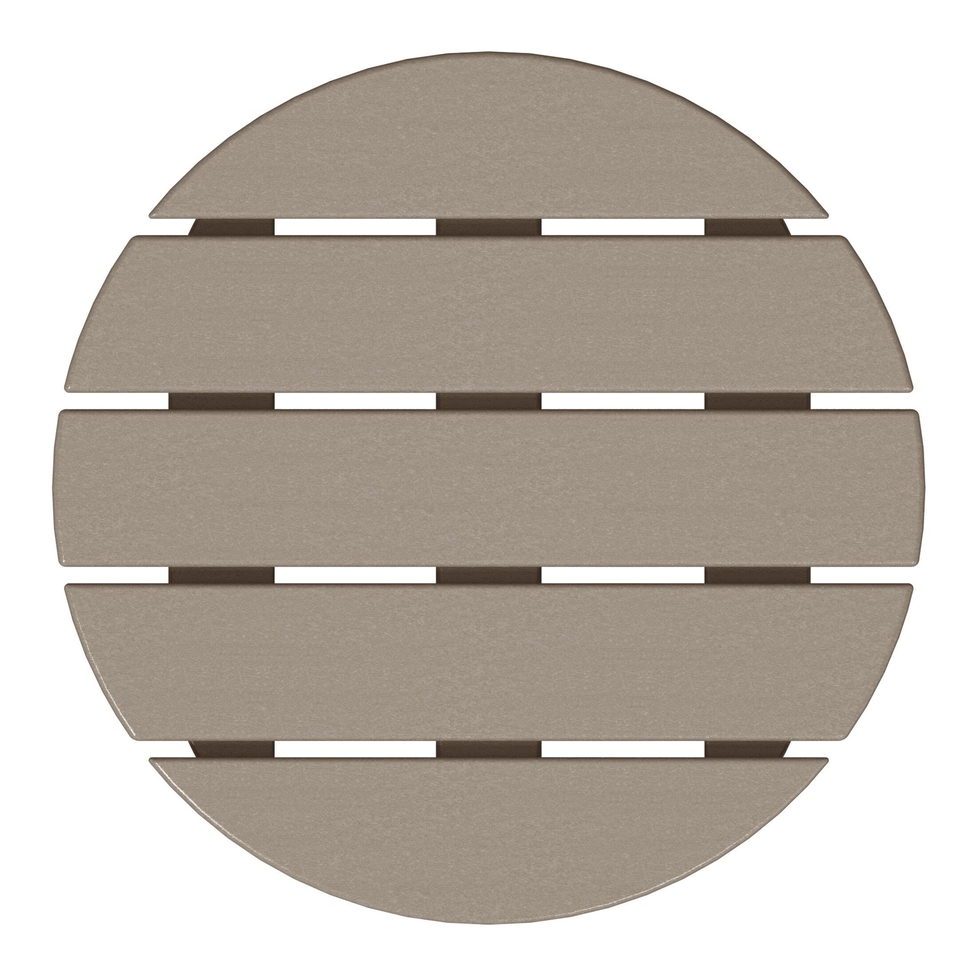 Polytrends Altura Eco-friendly All Weather Round 18 Side Table