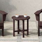 Polytrends Altura Eco-friendly All Weather Round 18 Side Table