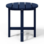 Polytrends Altura Eco-friendly All Weather Round 18 Side Table