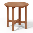 Polytrends Altura Eco-friendly All Weather Round 18 Side Table