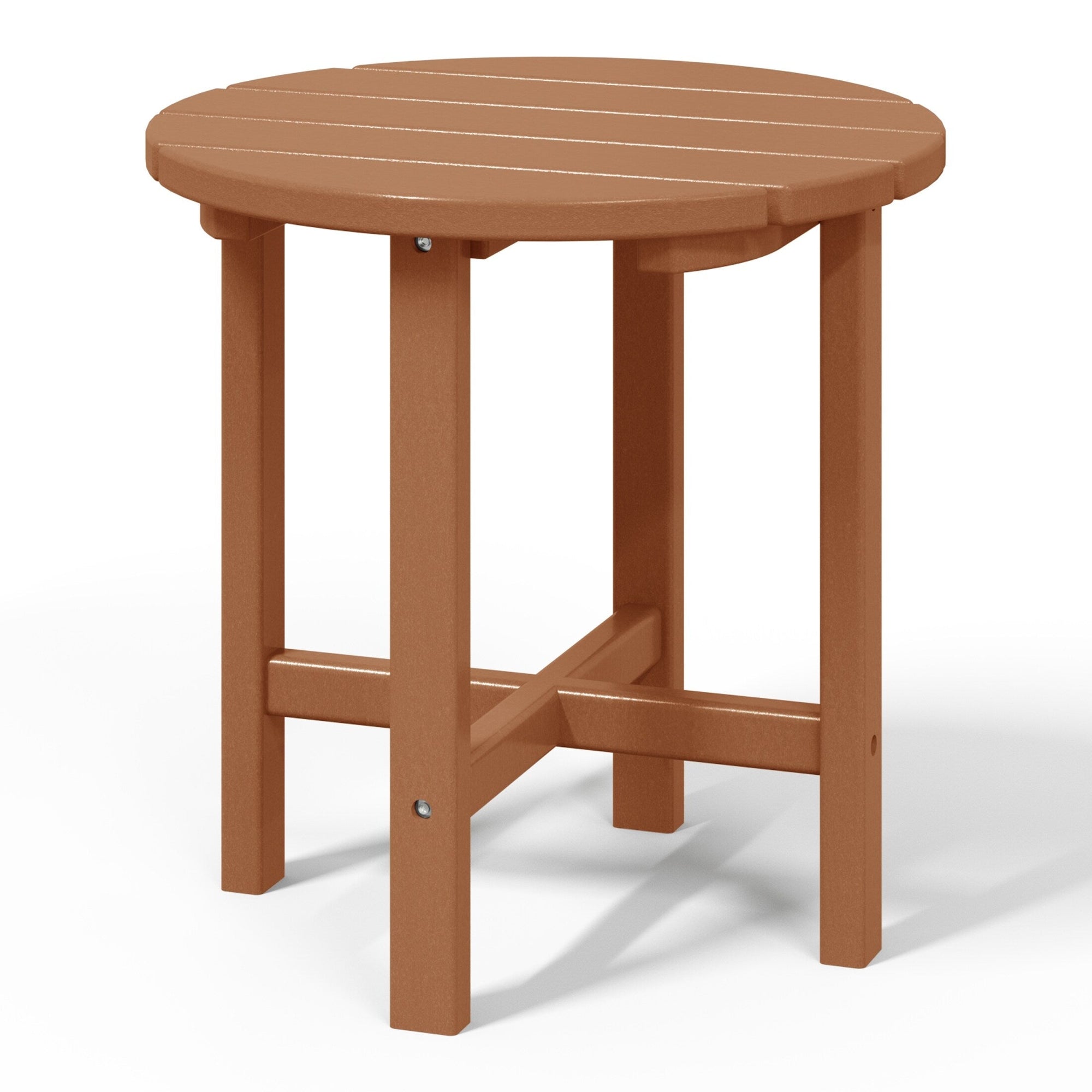 Polytrends Altura Eco-friendly All Weather Round 18 Side Table