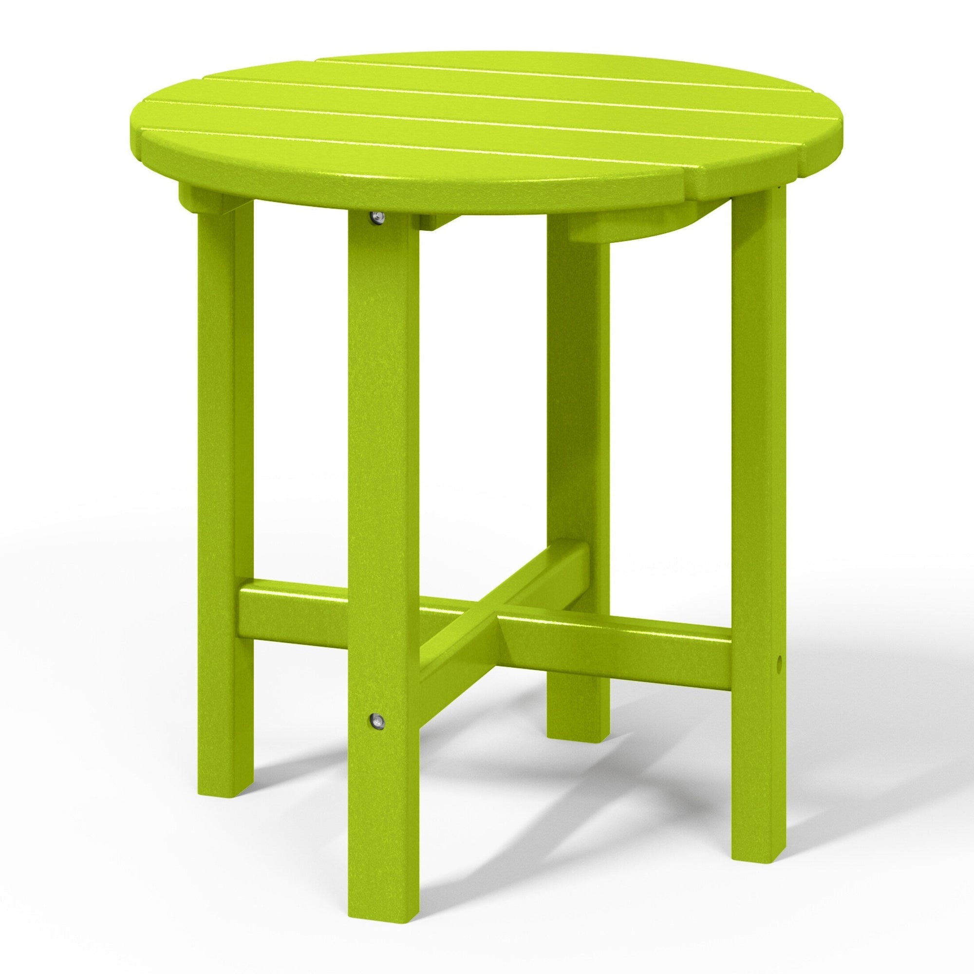 Polytrends Altura Eco-friendly All Weather Round 18 Side Table