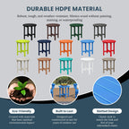 Polytrends Altura Eco-friendly All Weather Round 18 Side Table