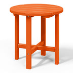 Polytrends Altura Eco-friendly All Weather Round 18 Side Table