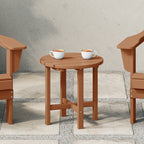 Polytrends Altura Eco-friendly All Weather Round 18 Side Table