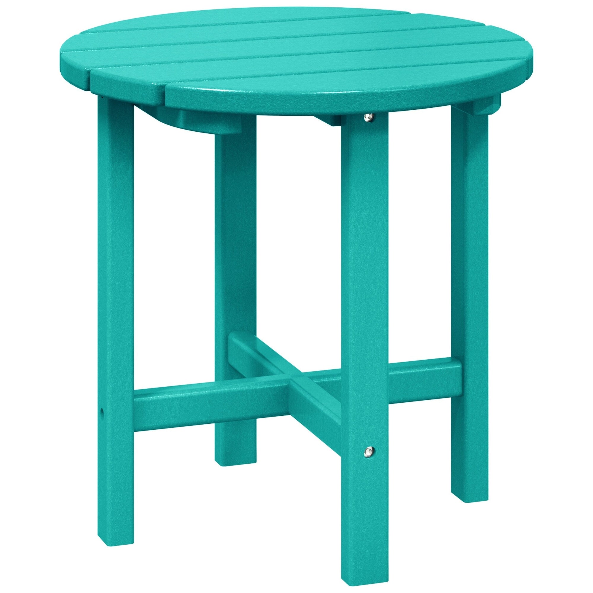 Polytrends Altura Eco-friendly All Weather Round 18 Side Table