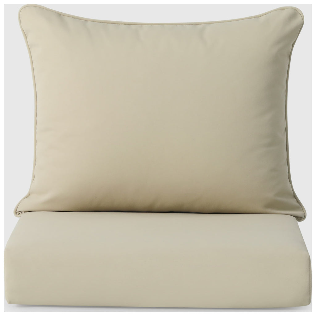 Ensemble de salon de jardin Polytrends Birchwood en PEHD toutes saisons, bleu marine, avec sièges profonds (5 pièces)