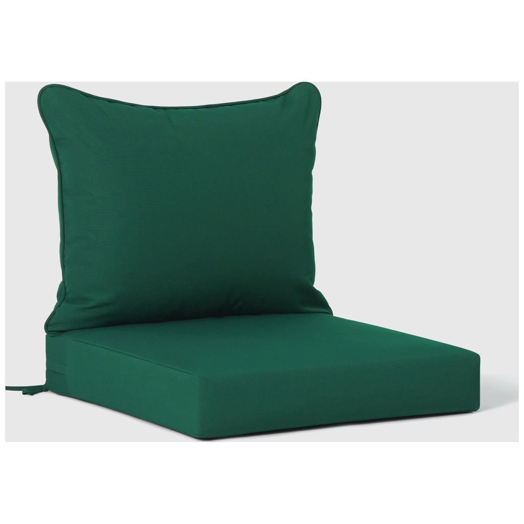 Ensemble de salon de jardin Polytrends Birchwood en PEHD toutes saisons, bleu marine, avec sièges profonds (5 pièces)