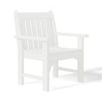 Ensemble de salle à manger et de jardin rectangulaire Polytrends Laguna 6 pièces avec table et banc
